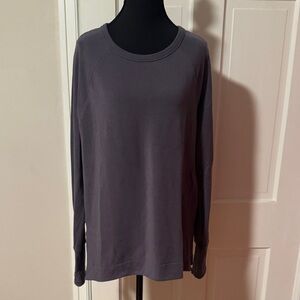 Athleta Women's Long Sleeve Purple Size M Knit shirt with thumb hole